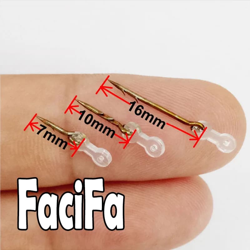 12 pièces piques appât métal carpe accessoires sting boilies pin élastique corn Ronnie hair rig