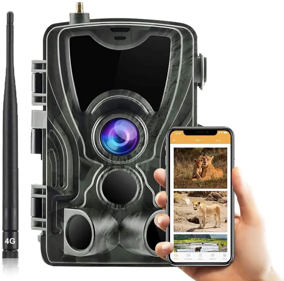 Caméra 4G HC801PRO 30MP 4K avec APP cloud gratuit pour surveillance faune et pêche France