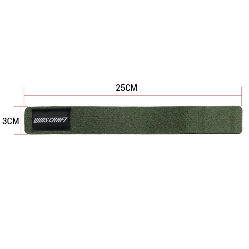 2 sangles élastiques réutilisables pour canne à pêche - Version améliorée 25x3cm robuste et durable