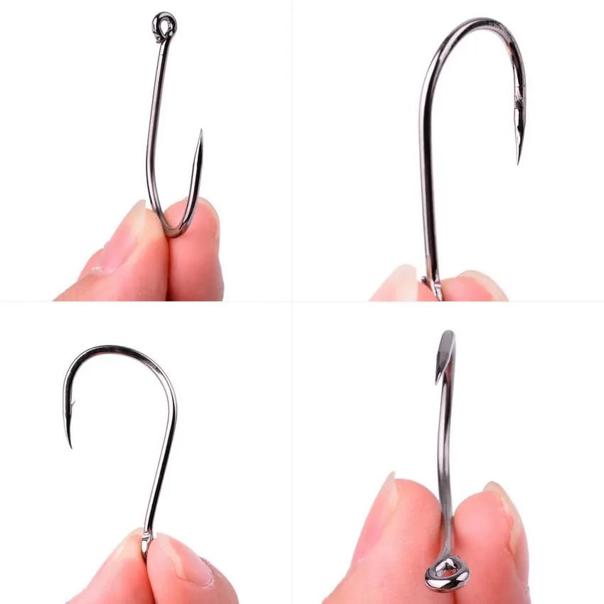 20 à 50 hameçons circle pour carpe taille 2-22# - Œillet anneau qualité japonaise pour pêche précise