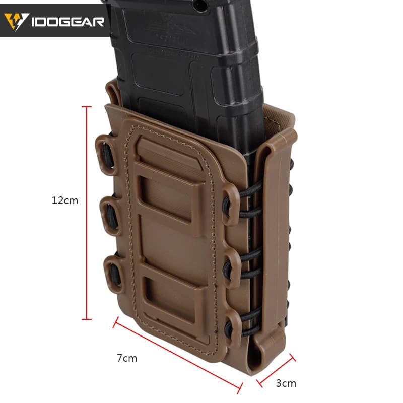 Poches tactiques pour chargeurs MOLLE, transport sécurisé pour accessoires pêche en bateau