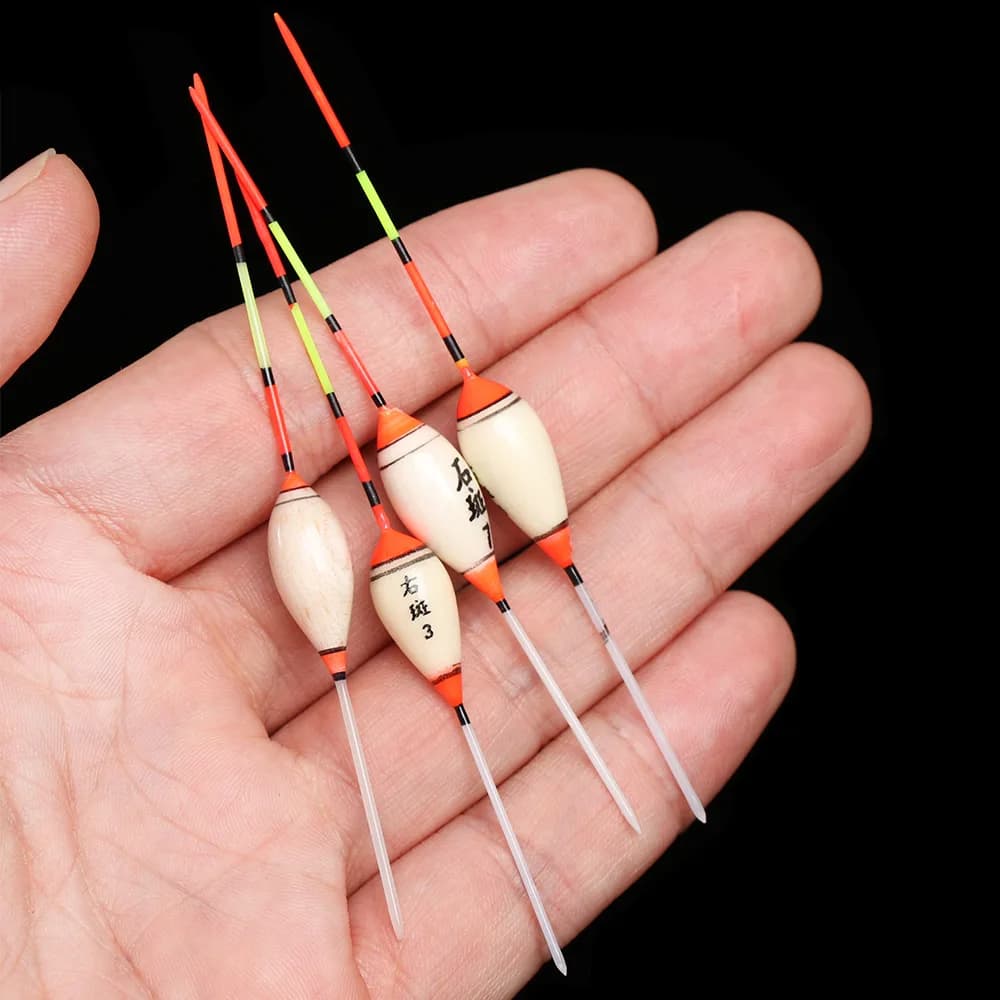 5 flotteurs de pêche en balsa pour carpe, légers et portables, idéaux pour pêche en eaux
