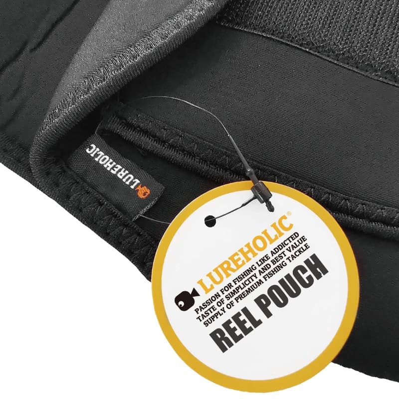 Pochette de protection néoprène épaisse pour moulinet LUREHOLIC - Housse isolante pour moulinets spinning et casting