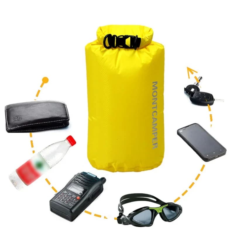 Sac étanche 3L 5L 10L 20L 35L nylon 30D ultraléger pour rafting kayak natation - Dry bag waterproof