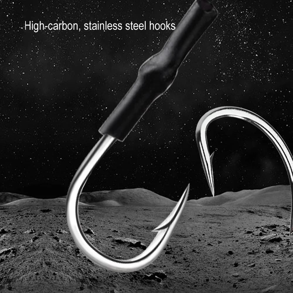 Cage amorce feeder pêche carpe acier carbone 30g à 100g avec hameçon et leurre artificiel