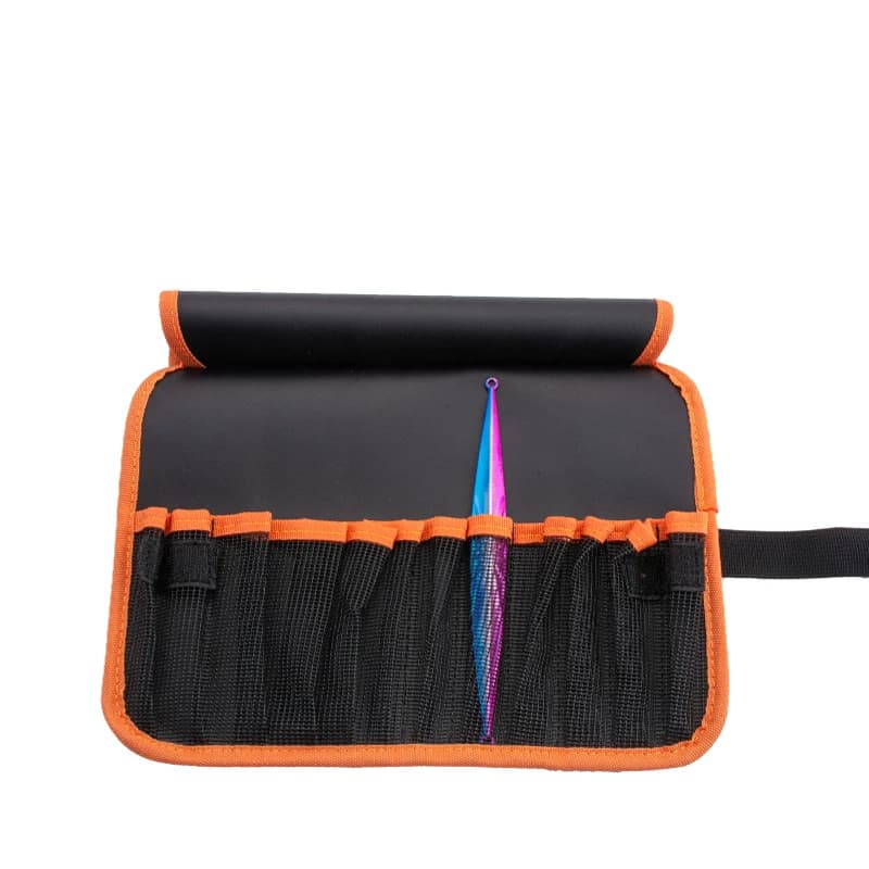 Sac de pêche 31x23cm pour leurres métalliques - Rangement pratique jigs et appâts de pêche