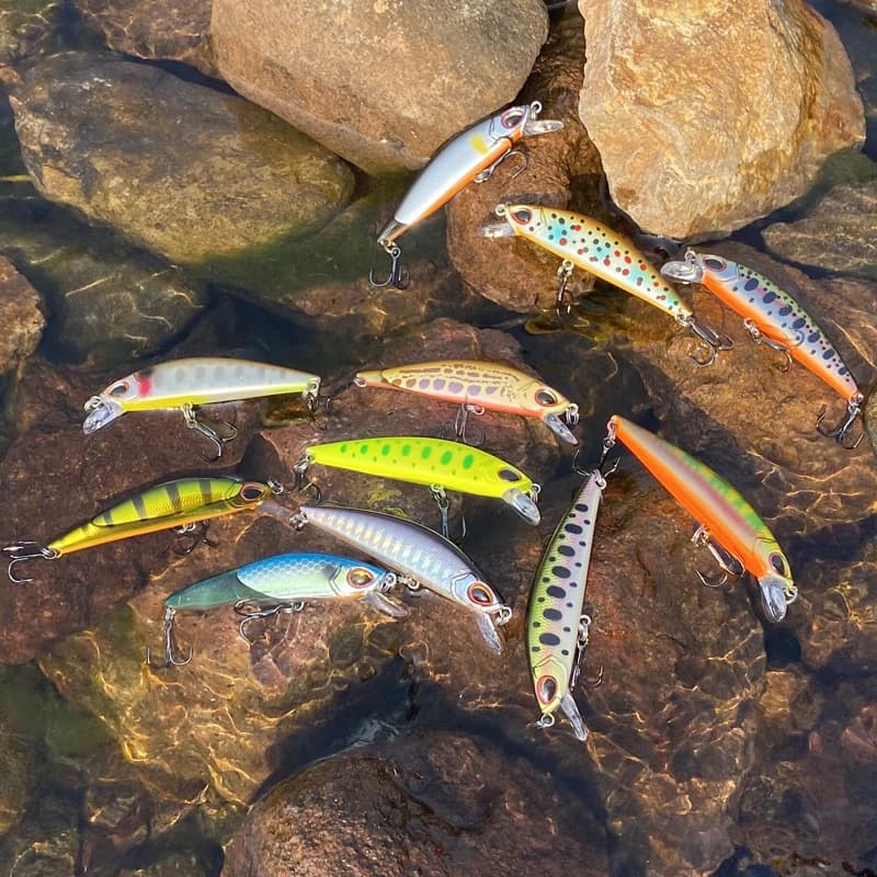 Leurre minnow coulant design japonais 63mm 7.5g - Appât wobbling LTHTUG pour black bass perche brochet truite