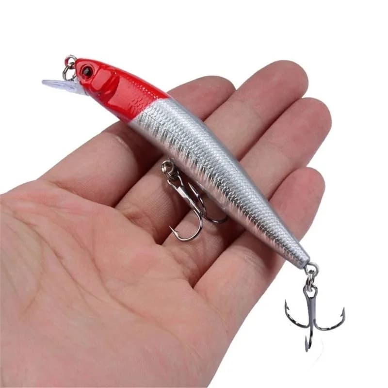 Leurre minnow flottant 8.2g 10cm pour pêche au brochet et à la carpe - leurre dur crankbait