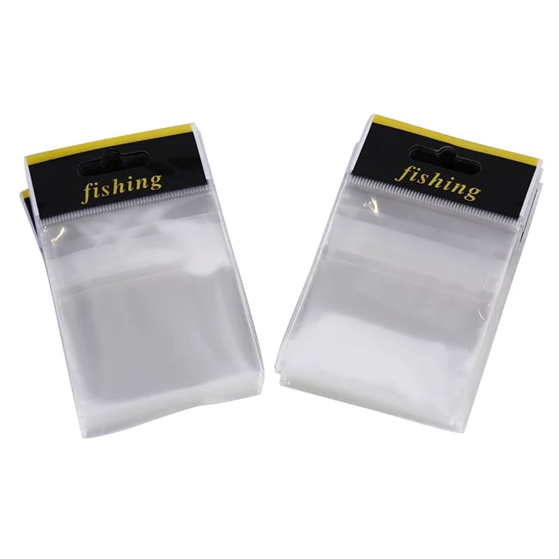 Lot de 100 sachets zippés pour leurres de pêche - emballage plastique à fermeture auto-adhésive