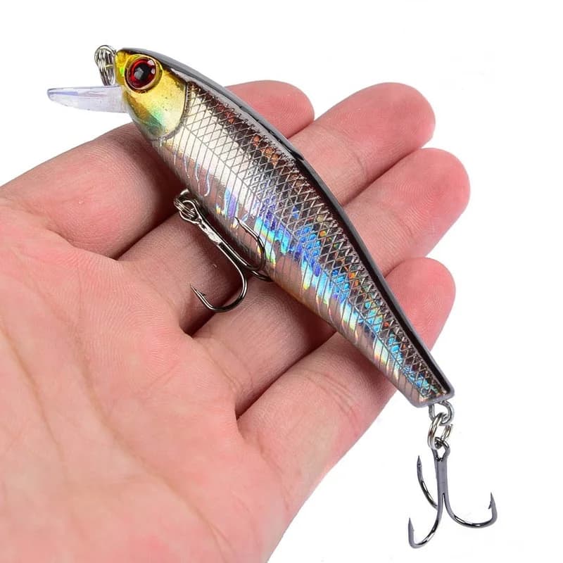 Leurre minnow coulant japonais 8.5cm 9.2g jerkbait pour pêche du brochet et black bass professionnel