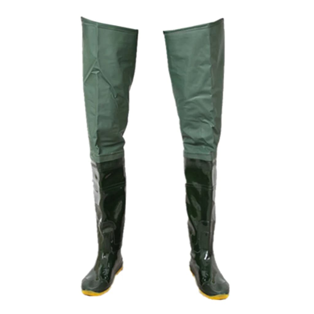 Waders pêche et chasse PVC - Bottes souples antidérapantes pour activités outdoor polyvalentes