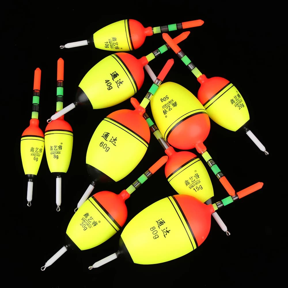 Flotteur lumineux EVA 2 styles - Boya pêche nocturne et camping avec lumière intégrée