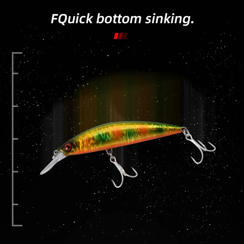 Leurre minnow ALLBLUE 90mm/110mm - Jerkbait sinking pour pêche en mer et bars avec lancer long