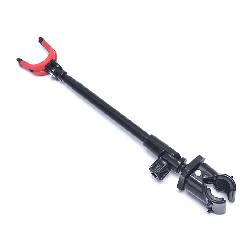 Support télescopique pliable pour canne à pêche, 3 sections, outil de pêcheur portable