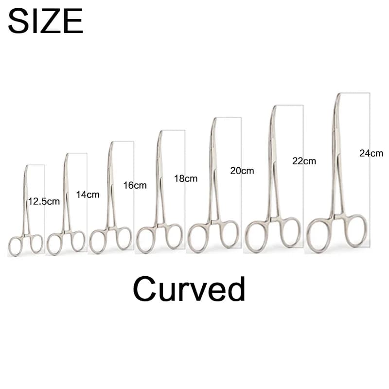 Pince coupe-fil pêche acier inoxydable 7 tailles décrocheur forceps ciseaux courbés outils accessoires
