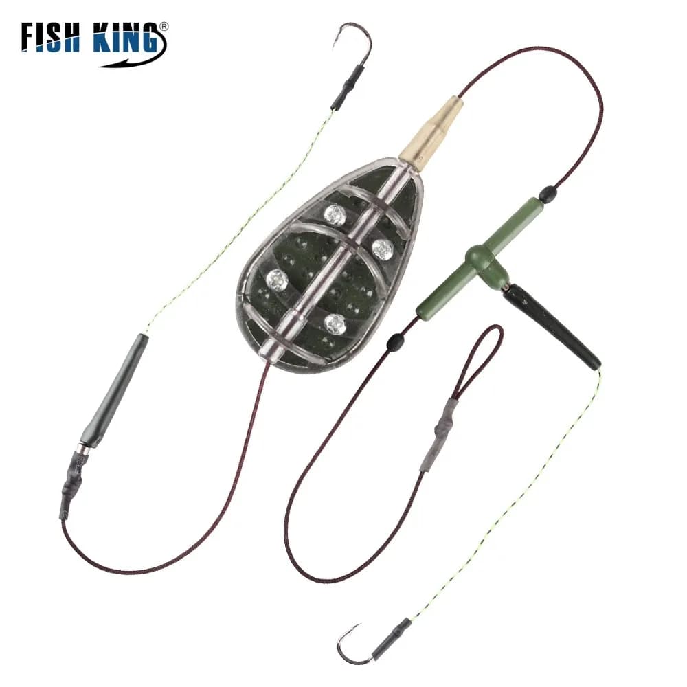 Cage amorce métallique FISH KING 30g-100g pour carp fishing - leurre artificiel et accessoires