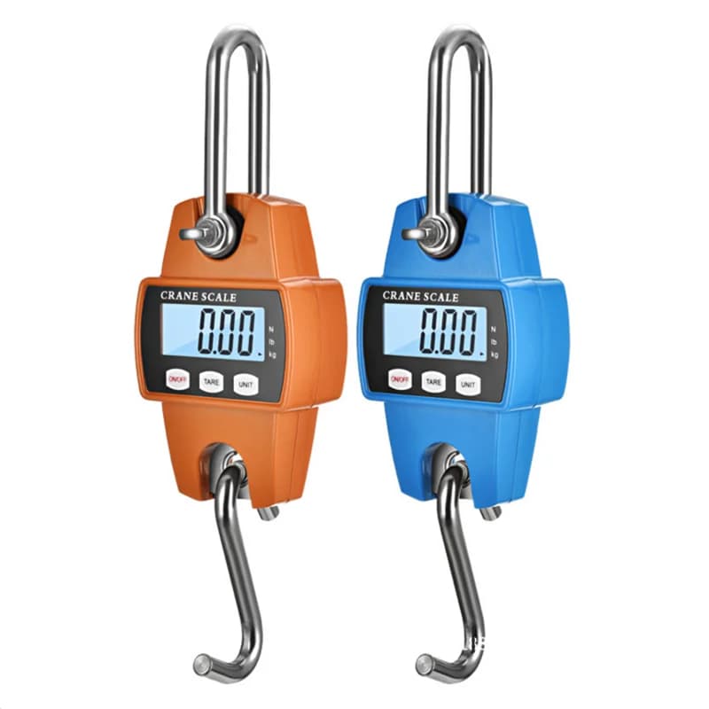 Balance de pêche 200kg/100g 300kg/50g 500kg/100 LCD crochet acier inox portable pour gros poissons