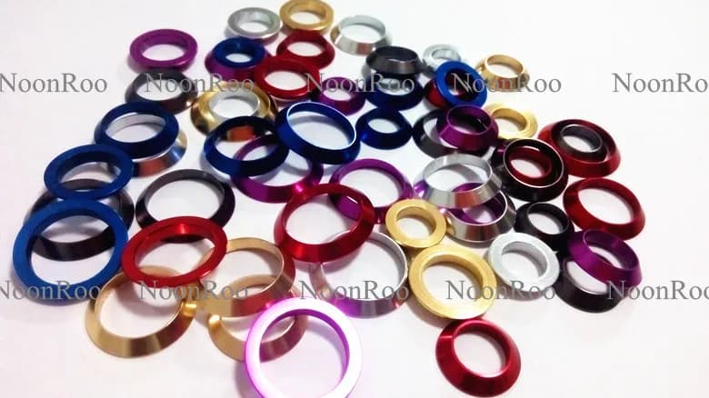 Bague de winding check aluminium pour canne à pêche décoration et réparation DIY mix tailles