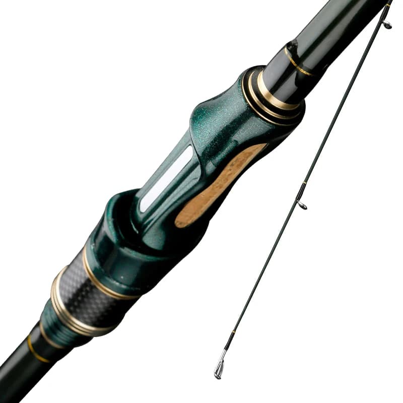 Canne spinning carbone CEMREO 4-5 sections 1.8-2.4m portable travel rod pour pêche voyage