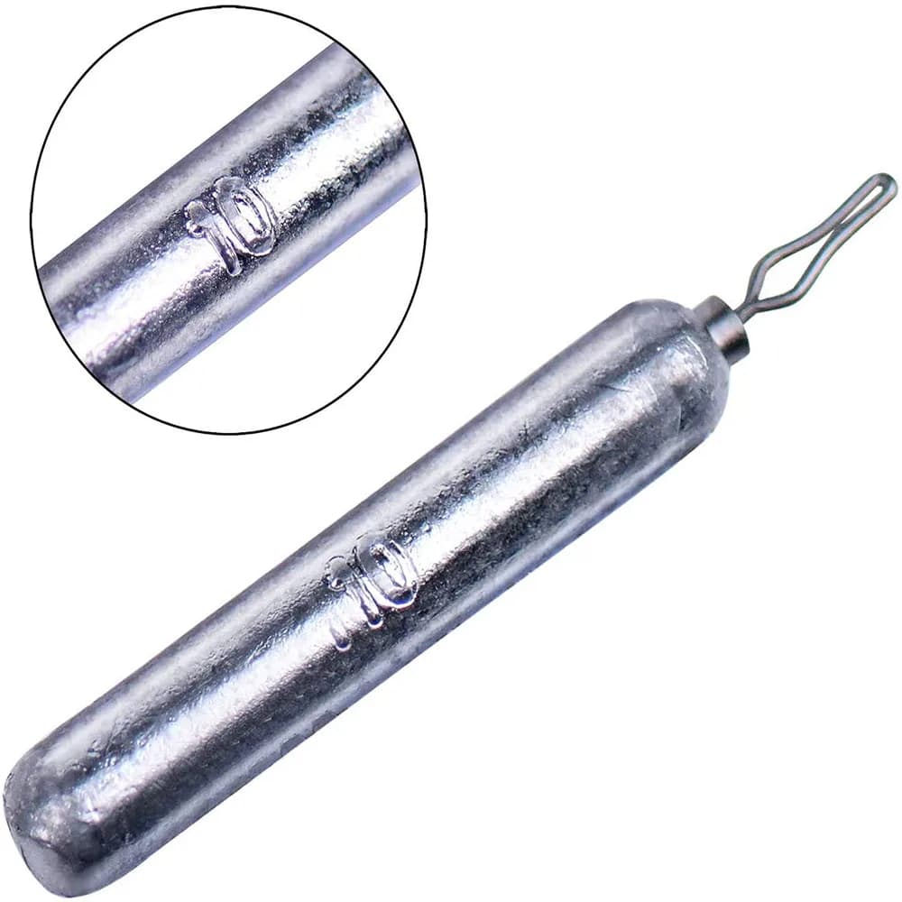 Lot 10 plombs pêche drop shot 3.5g à 20g - Poids sinkers pour montages drop shot - Accessoires pêche