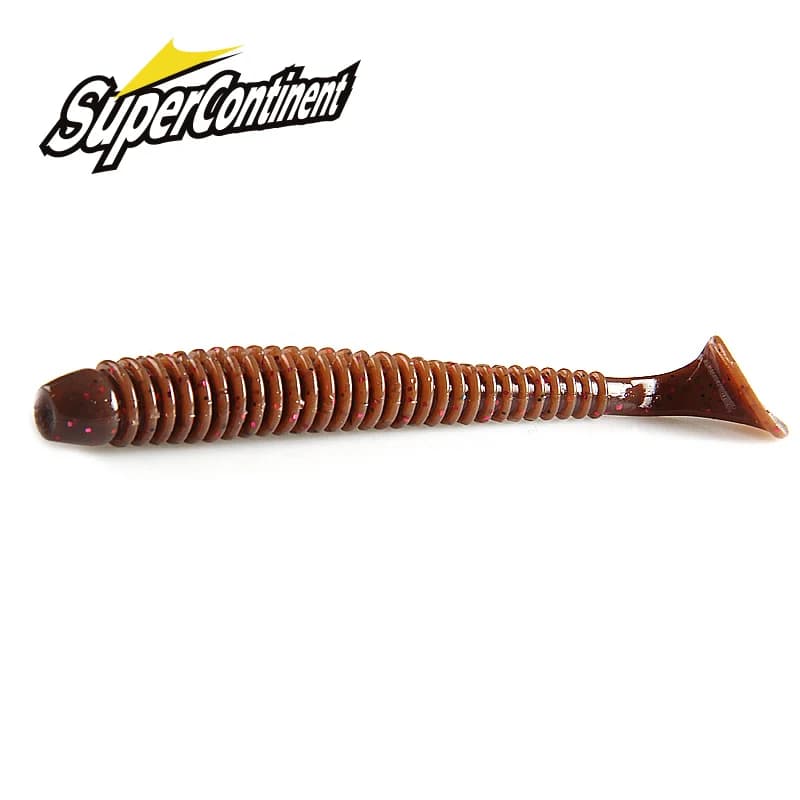 Leurres souples Supercontinent Impact Ring Shad 6 à 20 pièces - Leurres nageurs pour pêche sportive