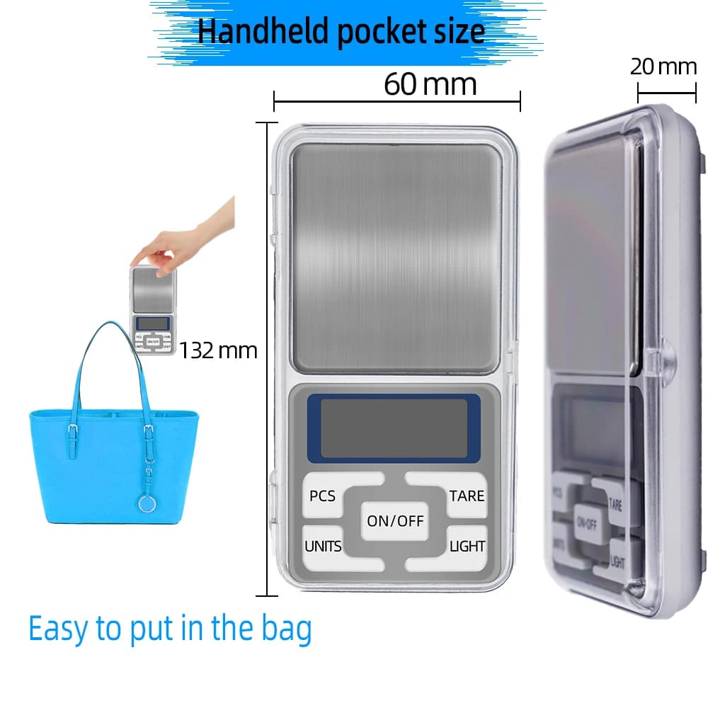 Balance de précision poche 0.01g 100g à 1000g digitale pour pêche pesée appâts plombs amorce et bijoux
