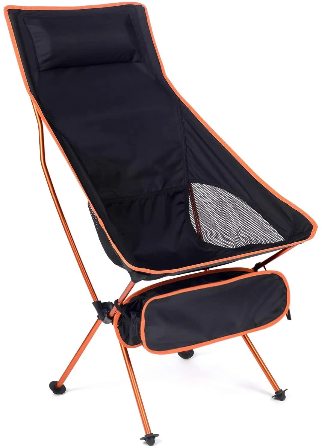 Chaise de camping pliante Oxford ultralégère pour pêche, BBQ, plage et pique-nique - Siège allongé