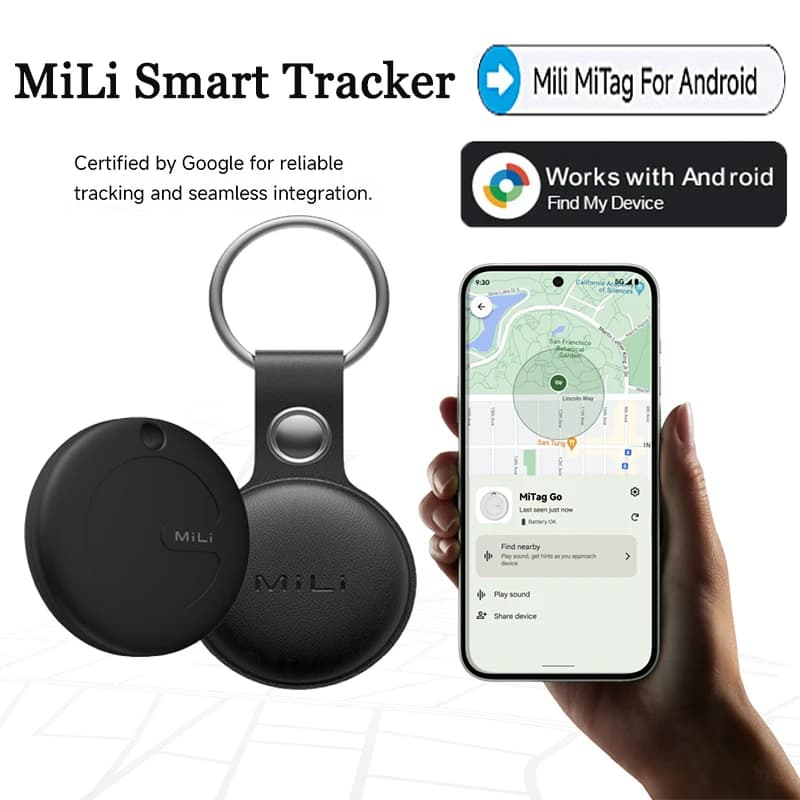 Tracker anti-perte MiLi - Localisateur Bluetooth pour matériel pêche, clés et équipement de pêcheur Android