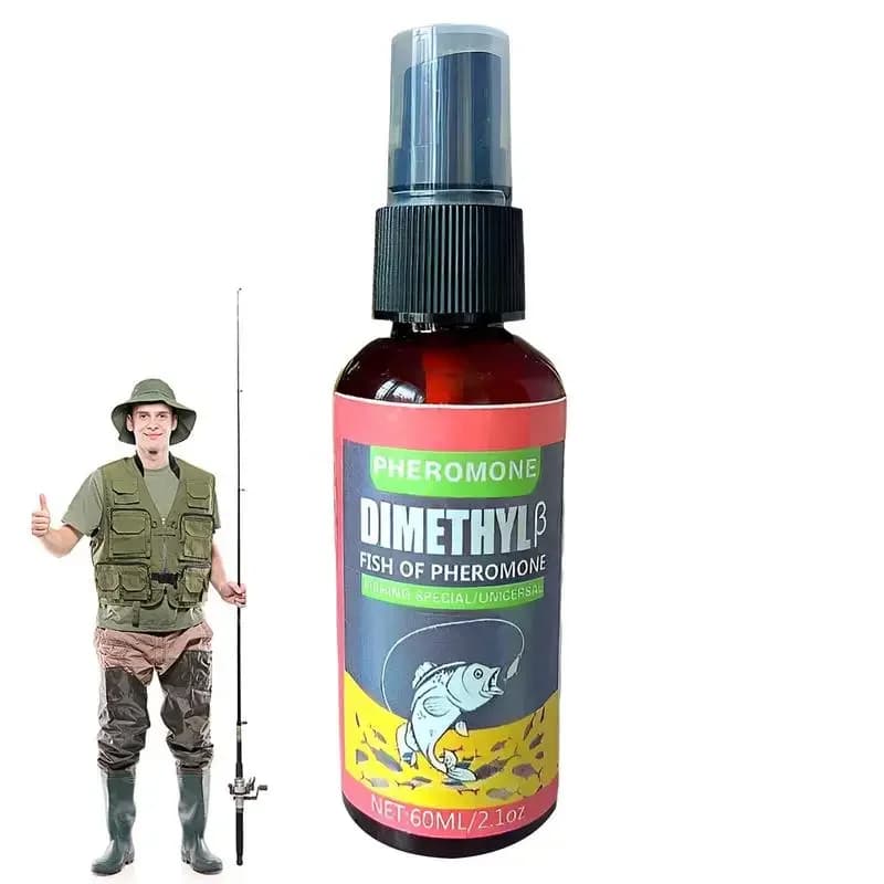Spray attractant phéromones poissons - Appât liquide carpe crucian hareng pêche rivière sauvage