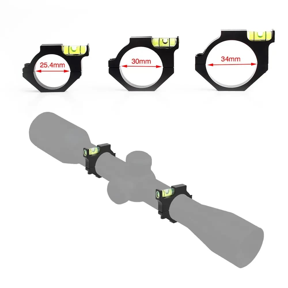 Niveau à bulle pour lunette fusil chasse 25.4mm 30mm 34mm montage rail Picatinny 11mm 20mm nivellement