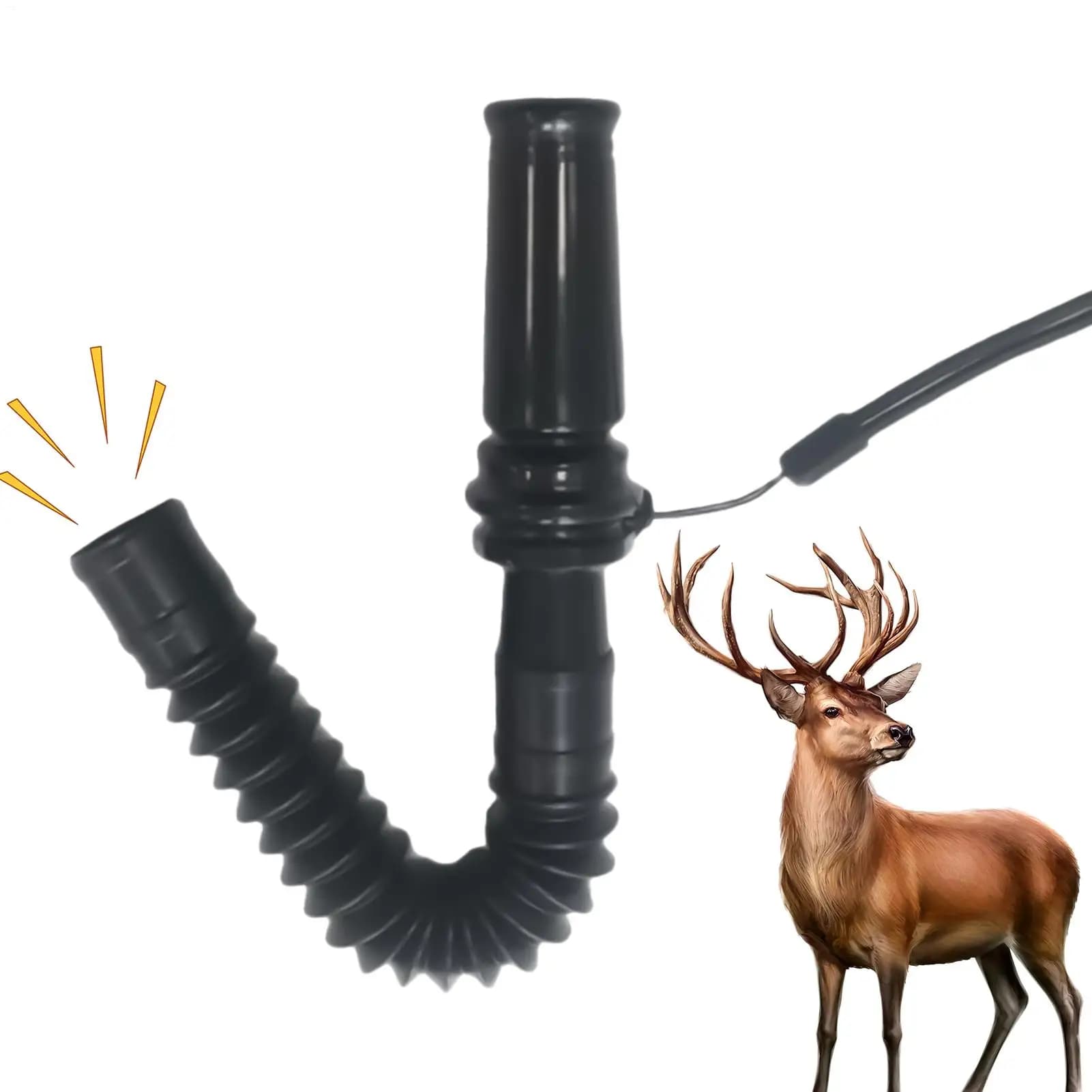 Grunt call pour cerf - Appât de chasse portable avec vocalisations réalistes pour équipement de chasseur