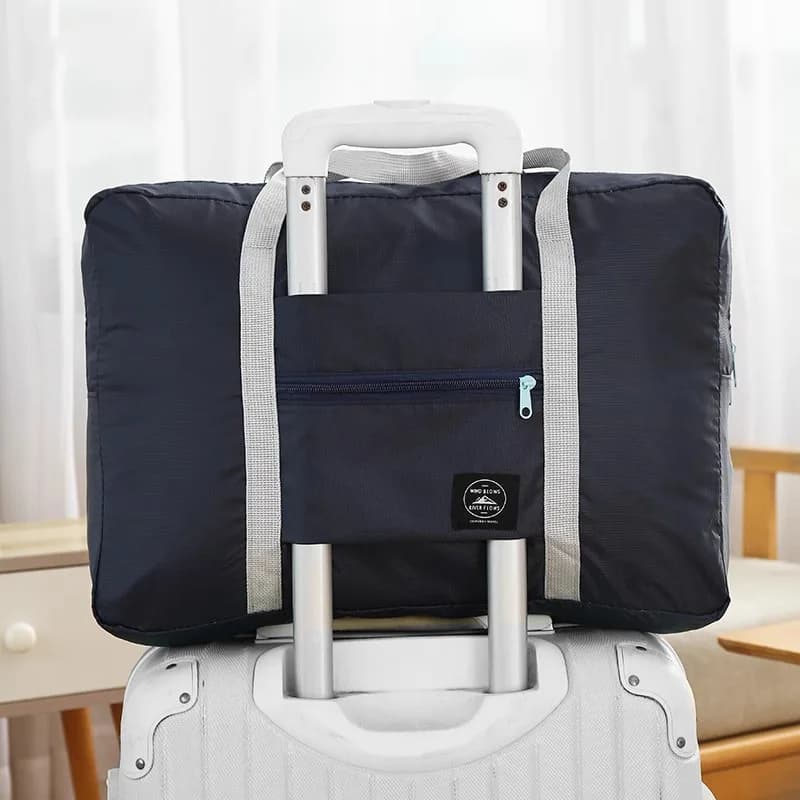 Sac de voyage pliable étanche grande capacité - Pêche et avion - Sac à main épaule femme pliable