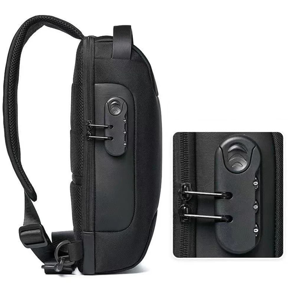 Sac à bandoulière portable avec double fermeture étanche pour Steam Deck - Étui anti-choc