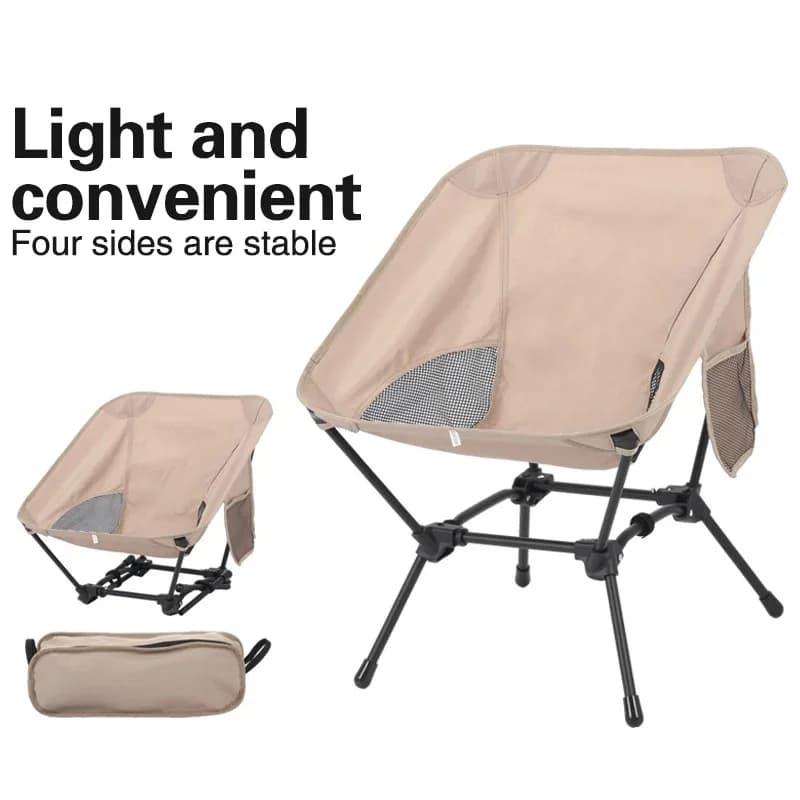 Chaise pliante carrée 4 coins nouvelle pour pêche plage camping portable sac à dos voyage jardin