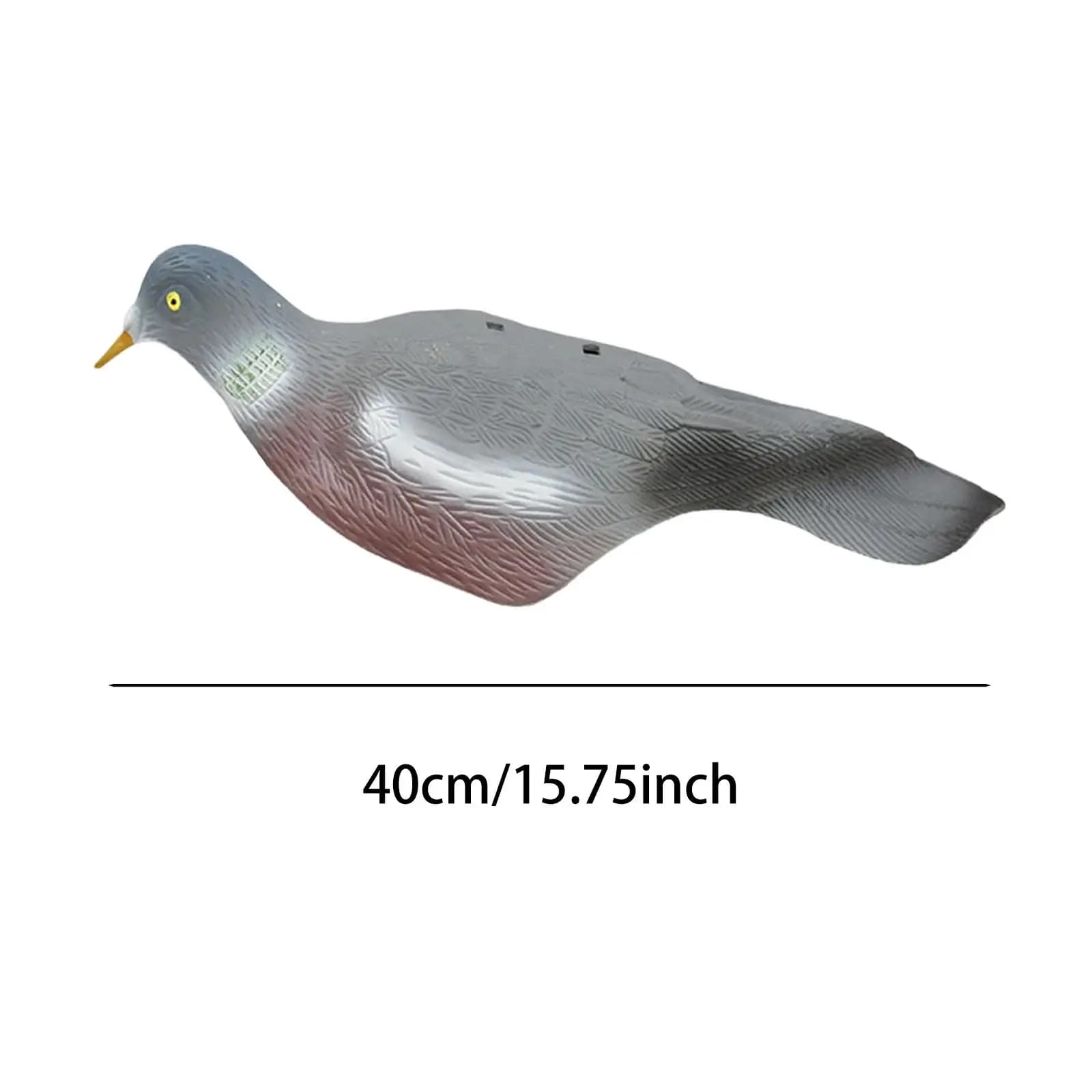 Leurre colombe réaliste pour jardin - Épouvantail oiseaux durable pour chasse et décoration extérieure