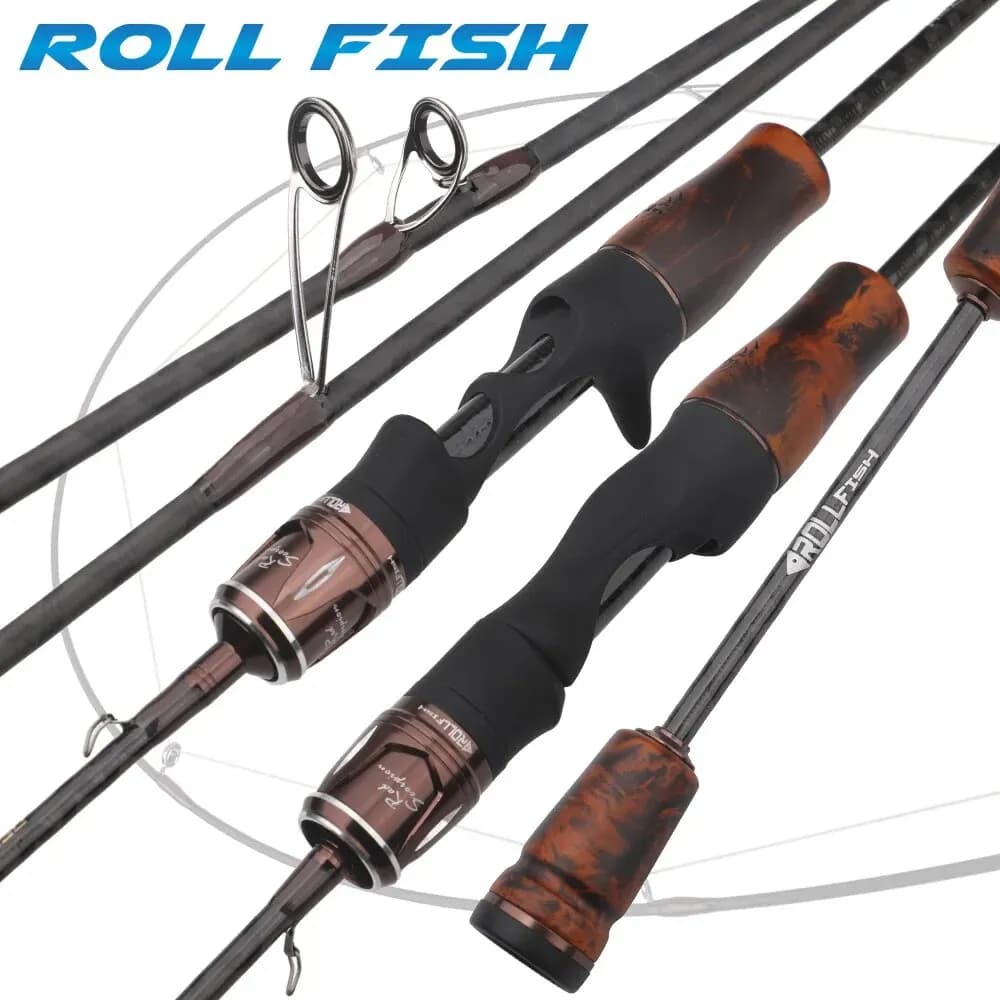 Canne trout fishing ROLLFISH UL carbone super souple BFS pour leurres 1-9g action rapide