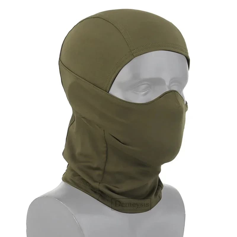Masque tactique balaclava extérieur anti-vent silicone pêche chasse airsoft protection solaire