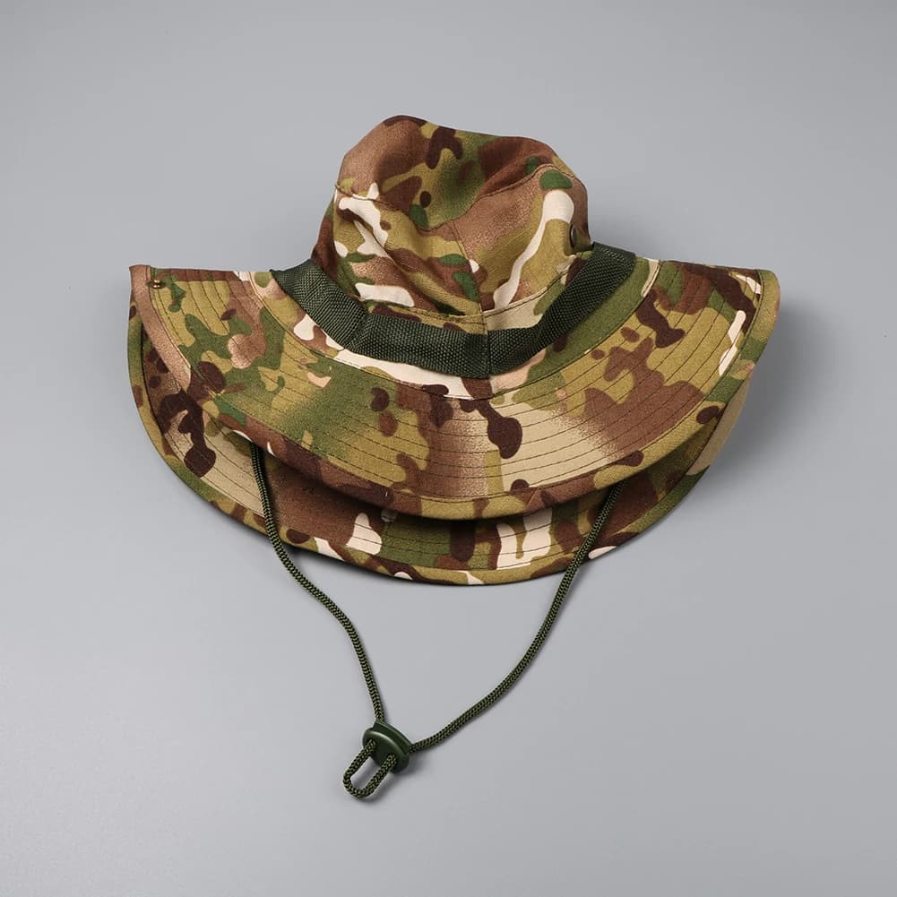 Casquette camouflage tactique pêche 59cm - Protection solaire idéale randonnée chasse