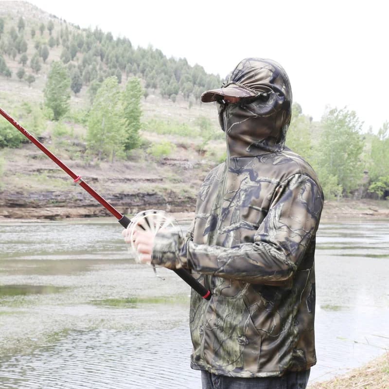 Combinaison Été Ultra-Mince Anti-Moustiques - Tenue Pêche Chasse Bionique Tactique