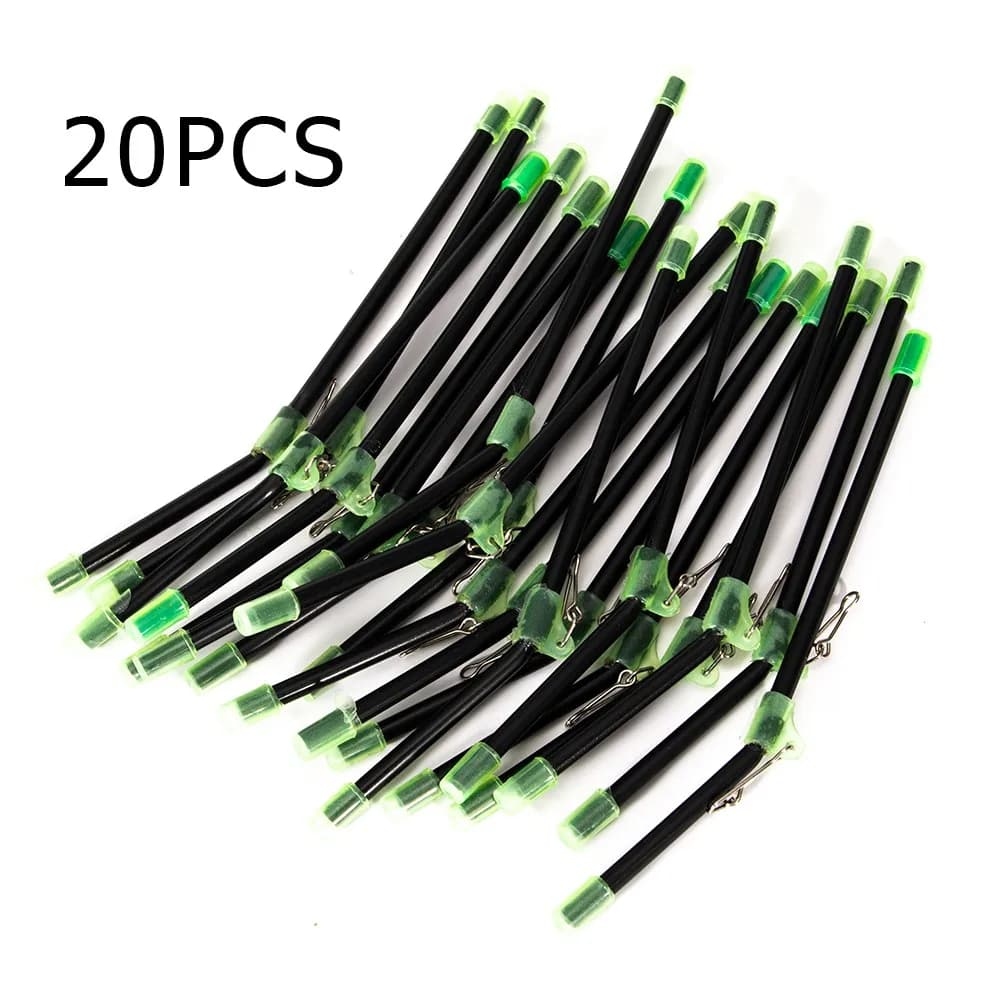 Boom anti-emmêlement lumineux 20 pièces pour pêche en mer avec feeder et montages à distance