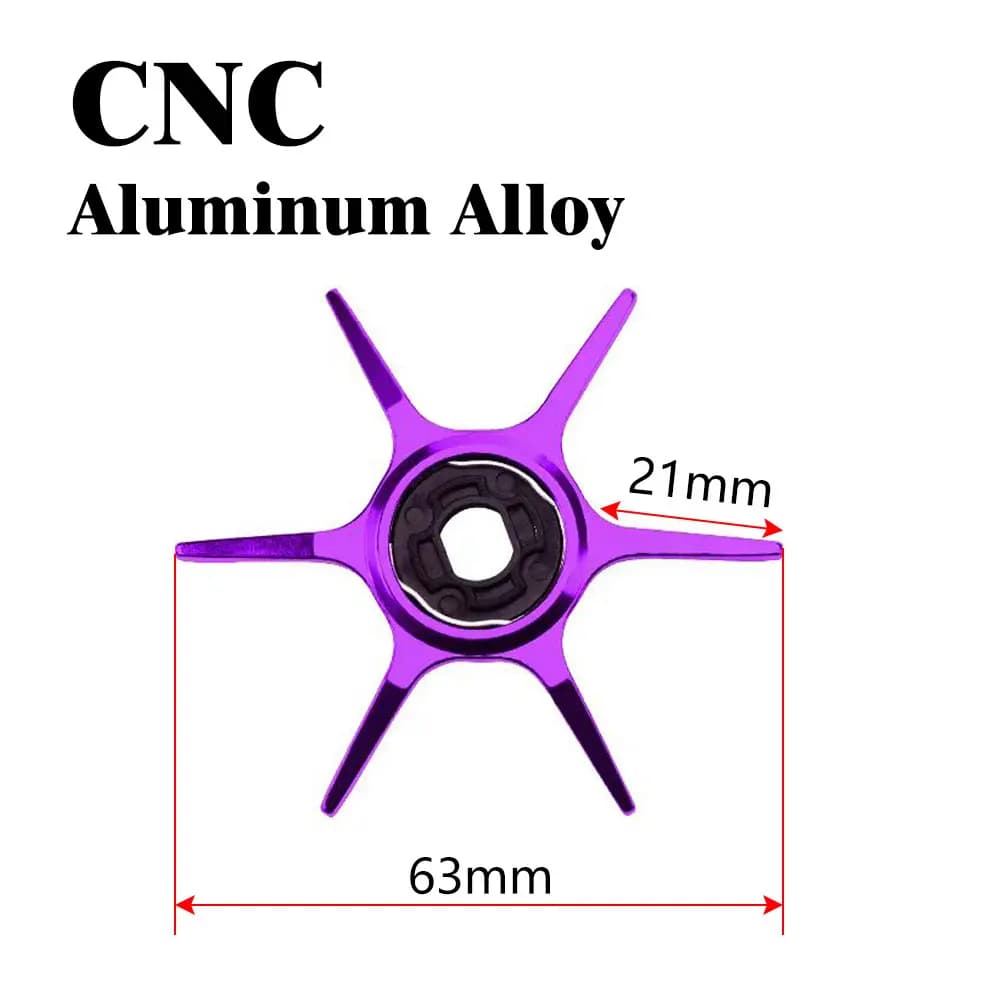 Étoile de frein hexagonale pour moulinet casting - Pièce détachée pour KASTKING, LURESTAR, FISHBAND, TAKUMA