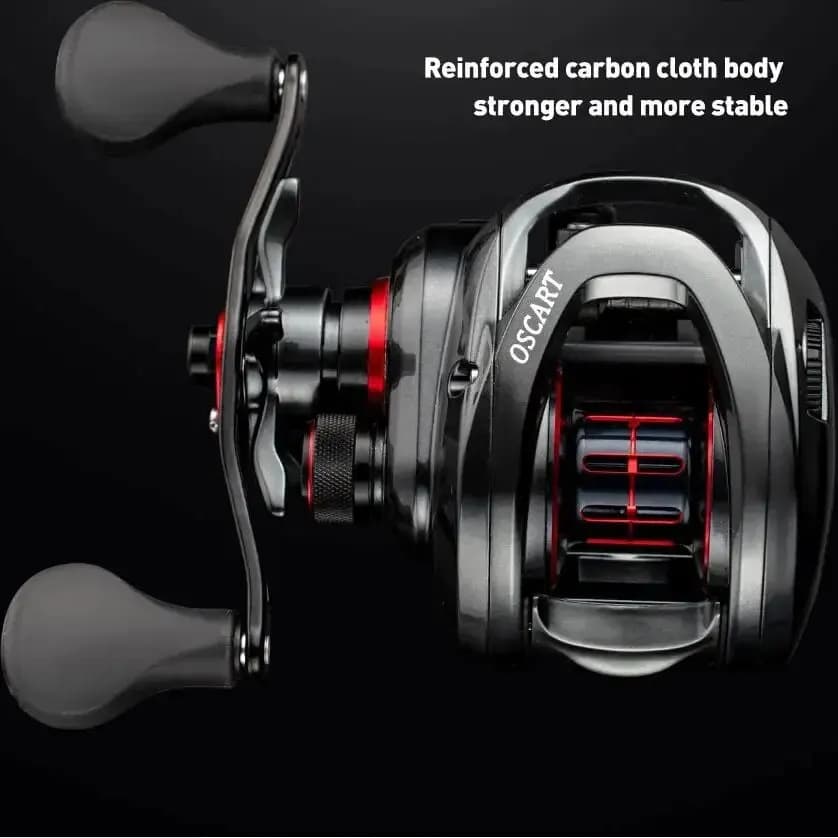 Saltwater Baitcasting Reel and Baitcaster 9BB 5.4:1 7.1:1 Bait Casting Multiplie