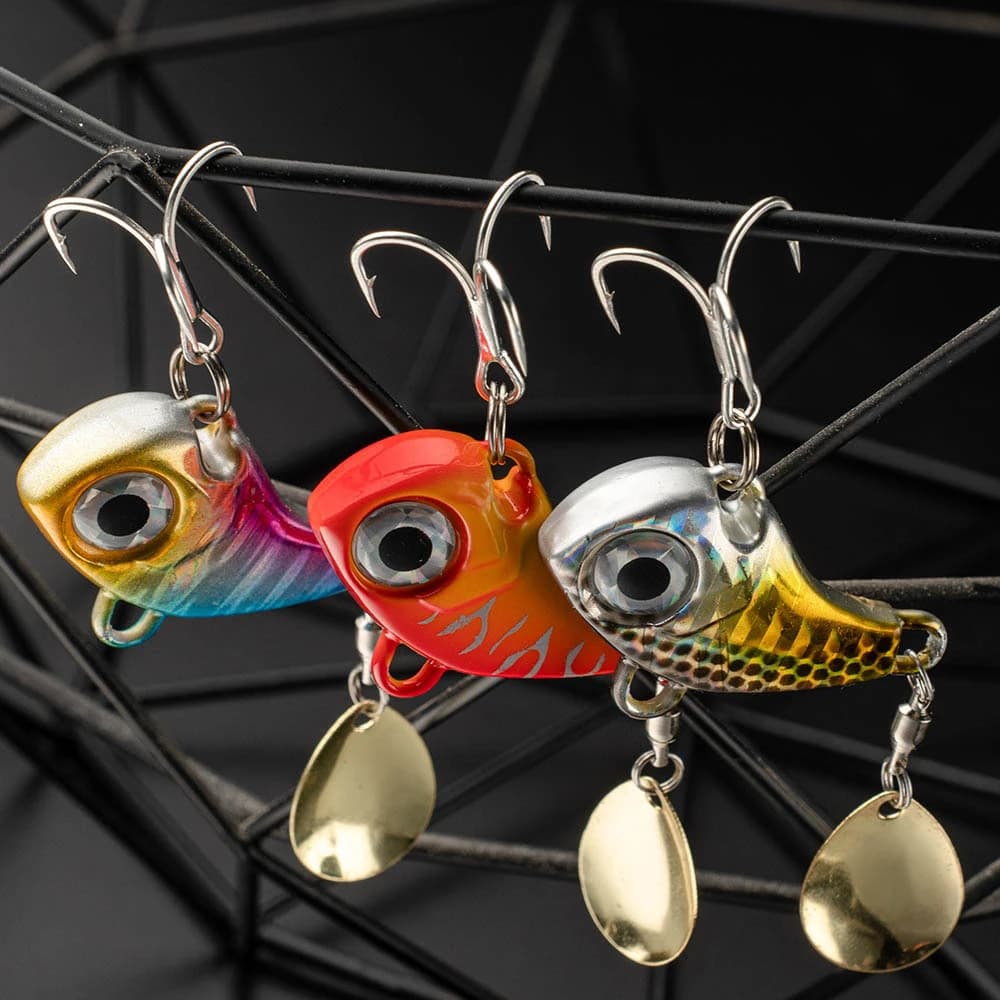 Leurre métal vibrant wobble spinner 10g 20g 30g pour la pêche aux leurres artificiels