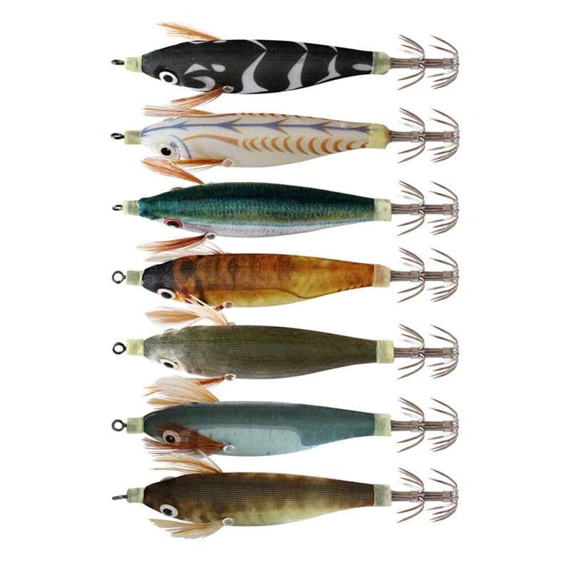 Leurres calmar luminescents 2 pièces 10cm/9g pour pêche en mer, appâts artificiels pieuvre et seiche