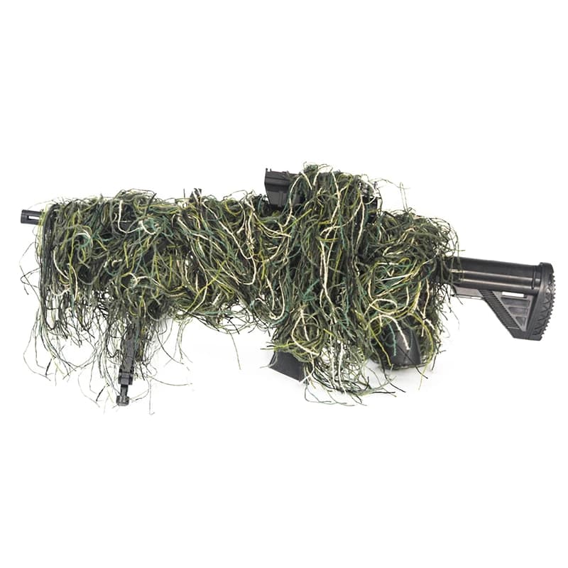 Accessoires camouflage pour chasse pêche - Enveloppes armes et cordes élastiques militaires