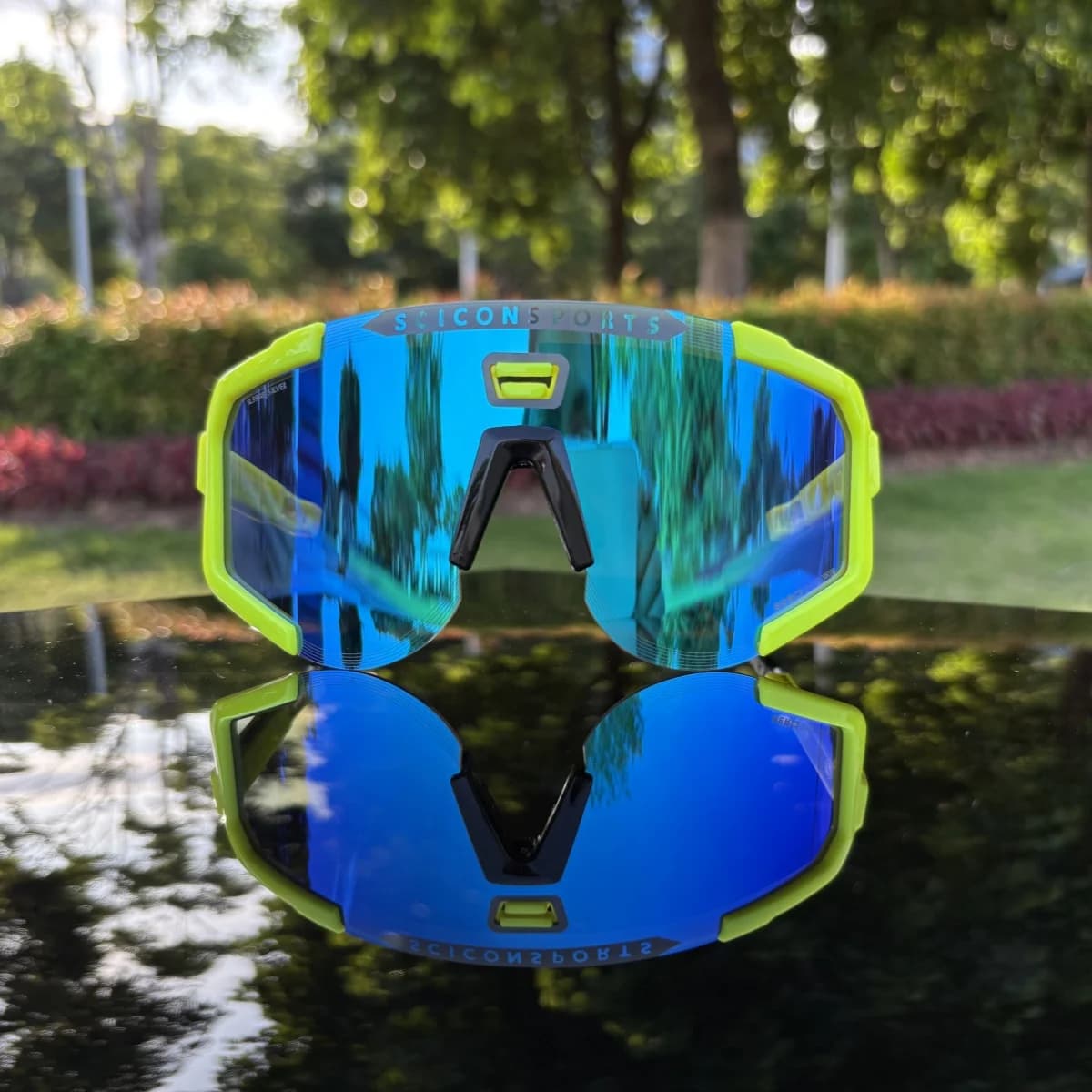 Lunettes photochromiques pêche - Verres adaptatifs UV400 pour pêche en VTT et randonnée
