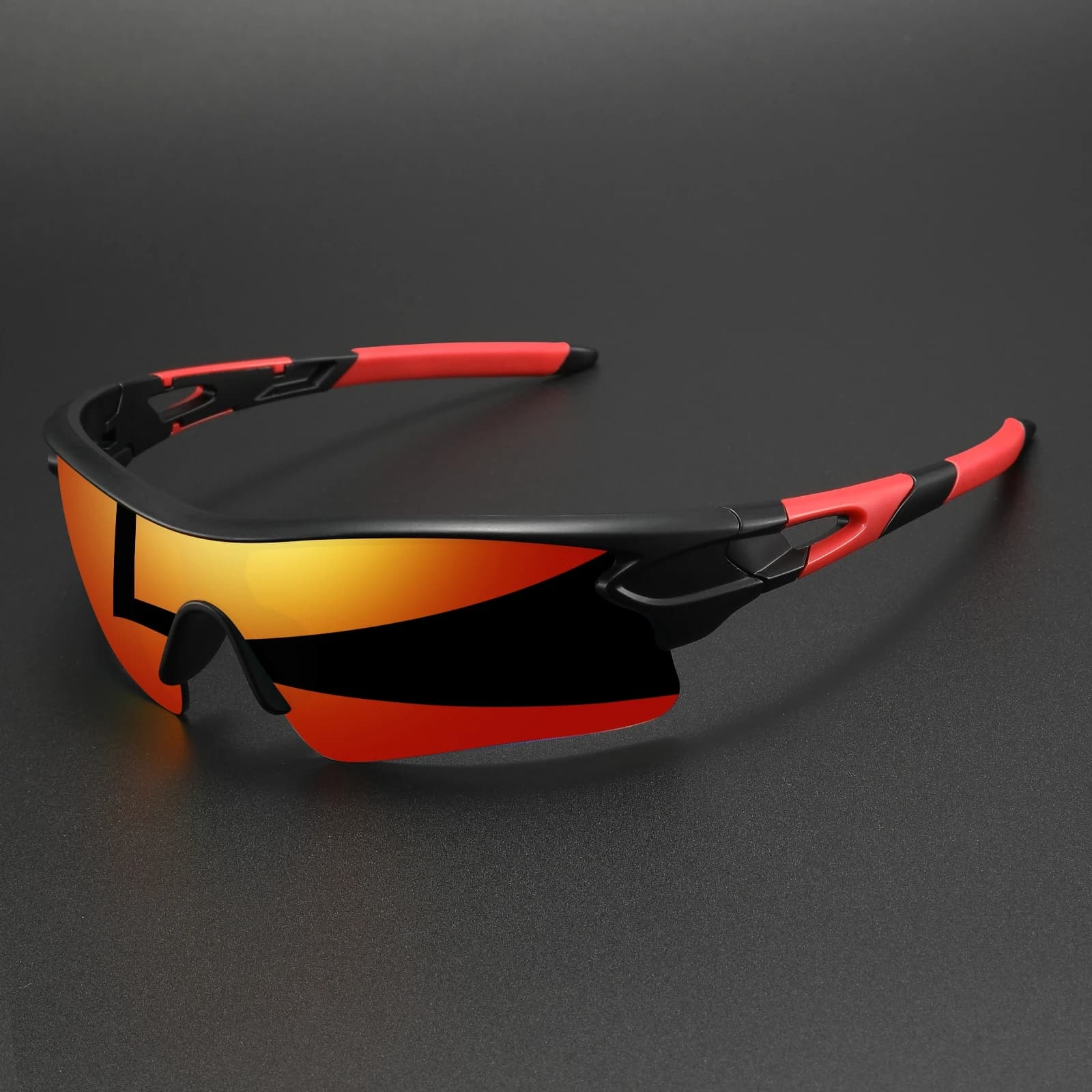 Lunettes de sport UV400 enveloppantes - Protection totale pour pêche, randonnée et cyclisme