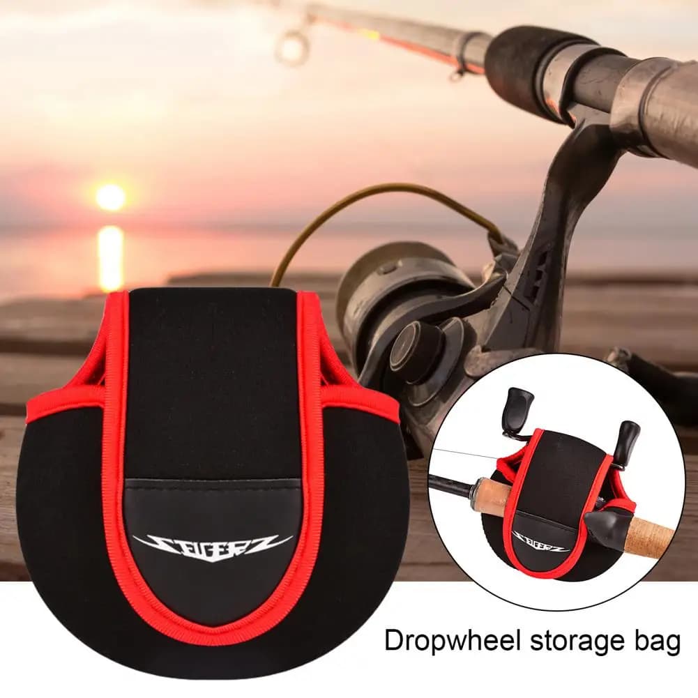 Étui de protection portable pour moulinet baitcasting - Housse de rangement néoprène équipement pêche