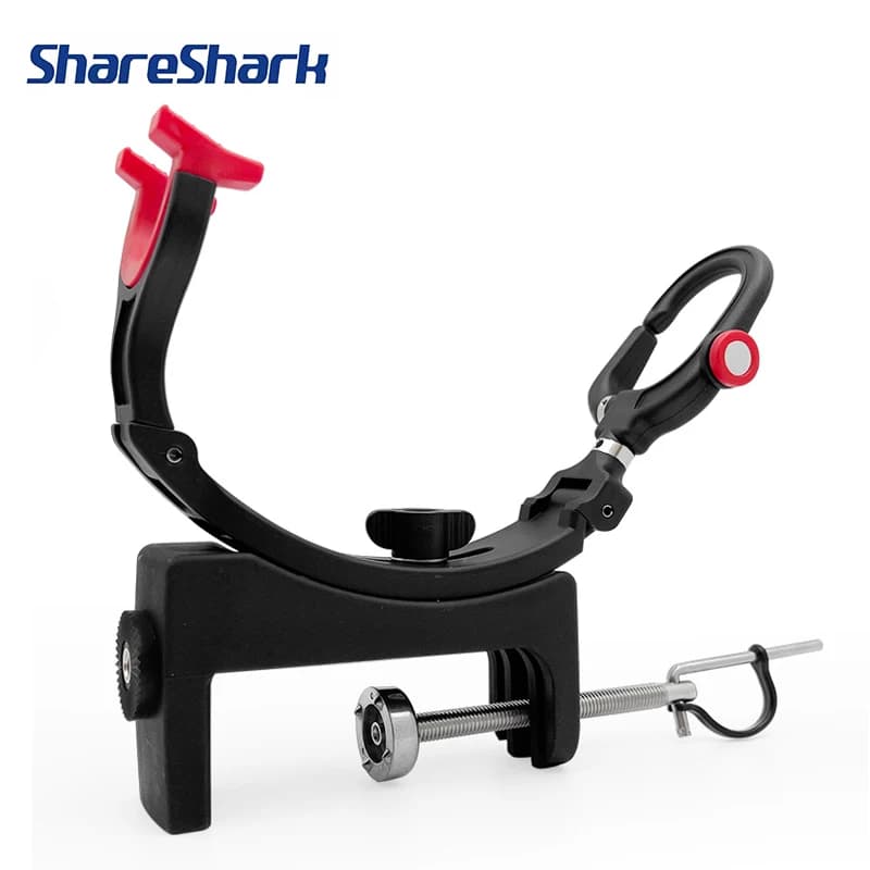 Support de canne bateau réglable double tête - Porte-canne pour pêche embarquée et pontons