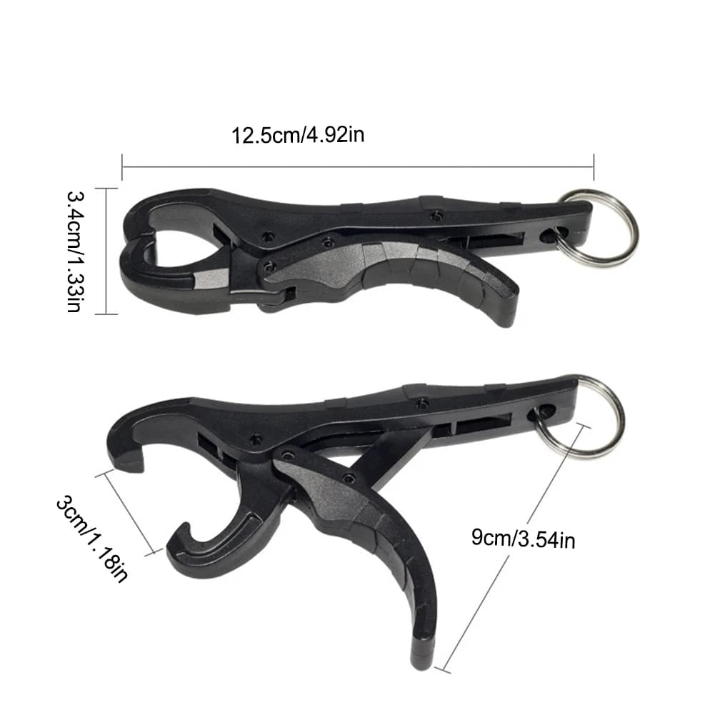 Balance pêche portative APWIKOGER 40kg 3 modes pesée avec forceps pour maitriser le poisson en extérieur